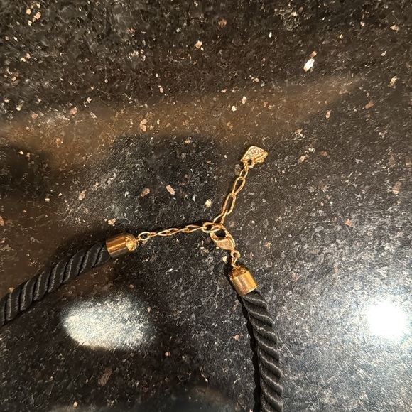 Swarovski Elegant Black and Gold Pendant Necklace - Picture 4 of 5